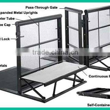 Cheap Crowd control concert barricade with Special Side-locks