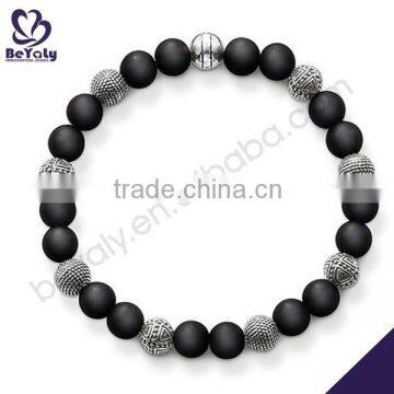 hot sale costume silver jewelry making rope bracelet