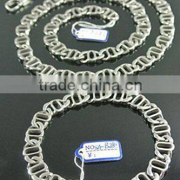 BN281 Stainless Steel Venetian Necklace and Bracelet Jewelry Set for Men