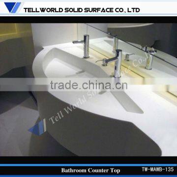 artificial marble banjo commercial bathroom vanity tops