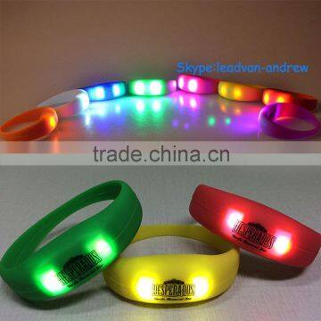 Silicone LED Wristband Burst Sells Sports Jogging Flashing Wristband