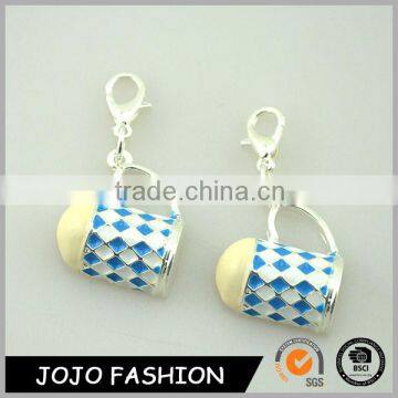 2016 Wholesale Price China Light Silver Cup Design Earrings