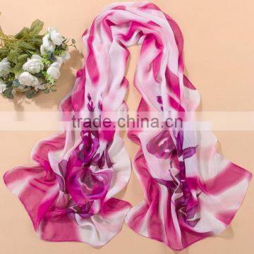 Fashion chiffon scarves with printing