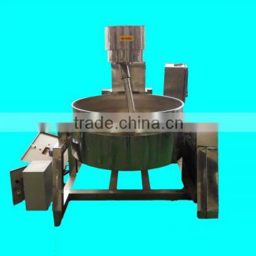 50-1000L tiltable jacket kettle with mixer