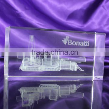 Crystal Glass Cube 3d Laser Photo Block Cube