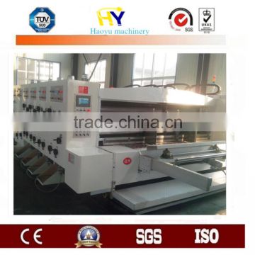 Carton box printing and slotting die-cutting machine