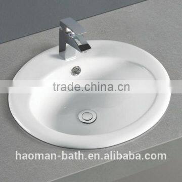 HM-A-04 ceramic sanitaryware above counter wash basin