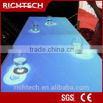 Night club led furniture interactive bar table with numerous attractive effects