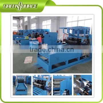 Low price automatic aluminium foil roll rewinder