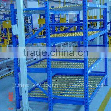 flow through racking