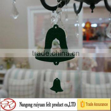 2015 Promotional Cute Felt Christmas Boots Hanging Ornament With Ribbon Hanger photo-2