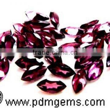 Rhodolite Garnet Marquise Cut Faceted Lot For Platinum Necklace From Wholesaler