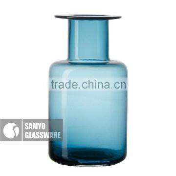 SAMYO Handcrafted Blue Fashion Vase Decoration Home Restaurant Hotel Usage photo-2