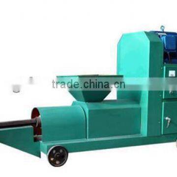 Wood briquette processing machine