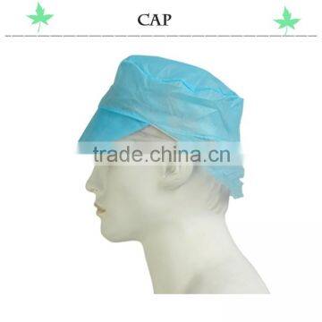 disposable nonwoven peaked cap/snood cap