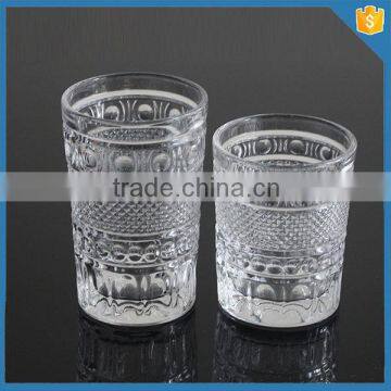 LXHY-B032 Embossed Whisky Glass Crystal DOF Tumbler Glasses photo-2