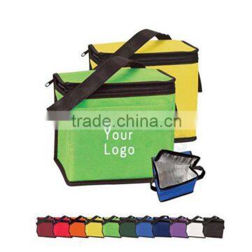 China Wholesale insulated cooler bag fabric, non woven cooler bag with customized logo.