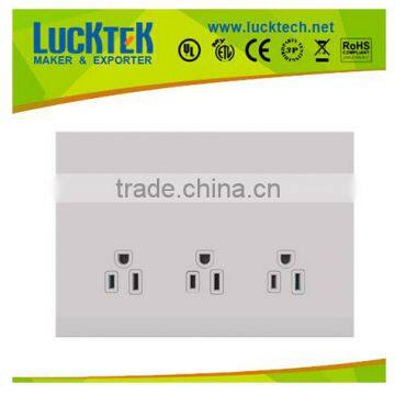 American Power with 4*USB wall Socket