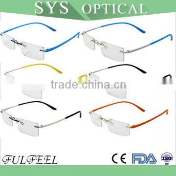 OEM latest flexible temple tinted optical glasses