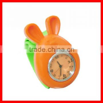 Popular silicone kids slap watch korea mini watch brand