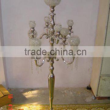 nikle plated candelabra