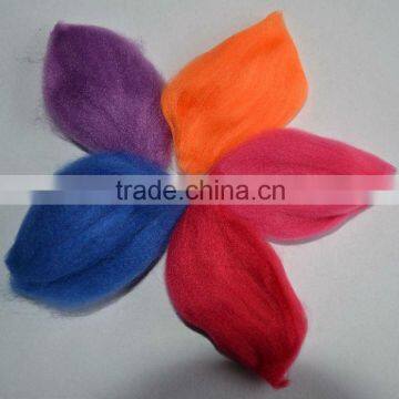 recycled colored PET bottle polyester staple fiber