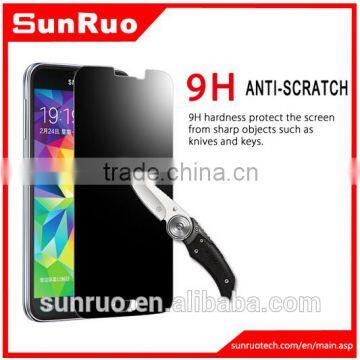 Anti spy tempered glass screen protector for samsung s5, for samsung galaxy s5 anti spy screen protector