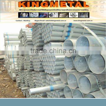 BS1387 ASTM A53 Hot Dipped Galvanized steel tube