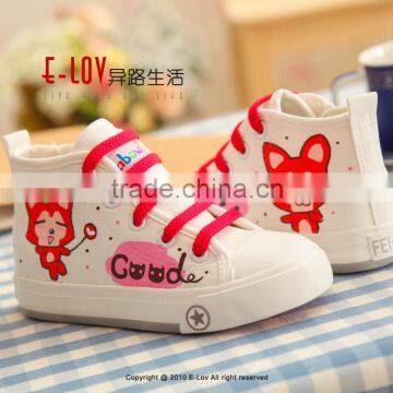 2015 Hot Sales High Quality White Canvas Shoes no Brand