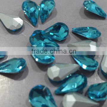 Factory Wholesale Perfect Shining 6x10mm Marquise Shaped Stone For Luxury Decoration Loose Pointback Gemstone