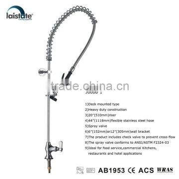 Commercial Kitchen Professional Restaurant Deck Mounted Pre-Rinse Unit Faucet For Sale (98008-1)