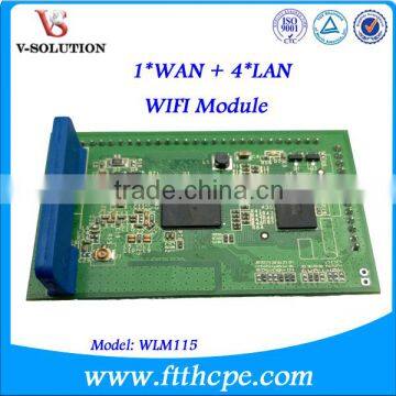 1 WAN + 4 LAN WIFI Module with ATHEROS Chipset Extend Wireless Fidelity Function