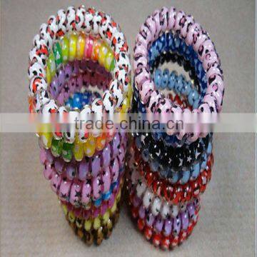 2014 Hot Selling telephone wire hair band for women/girl