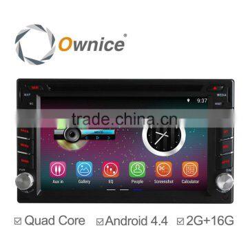 Ownice quad core Android 4.4 up to android 5.1 double 2 din universal Car GPS navigation with Wifi 2G+16G