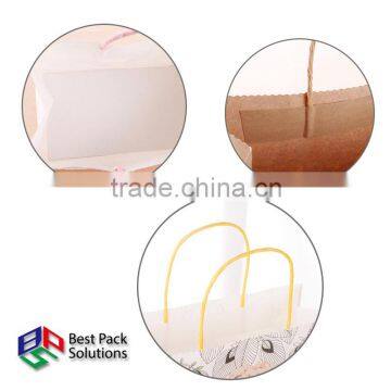 2016 New Designed Kraft Paper Bag With Twisted Handle photo-5