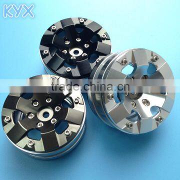 kyx billet machined rc car wheel hubs size 1.9