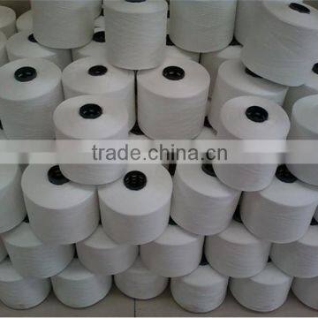 thread polyester texturized raw white 20/2/3-80/2/3 with the high tenacity