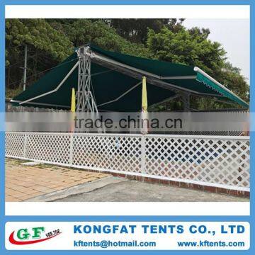 Double sides free standing awning