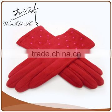 New fashion faux suede gloves in 2016 Hot SALE