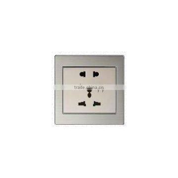 2 pin and 3 pin uk wall socket