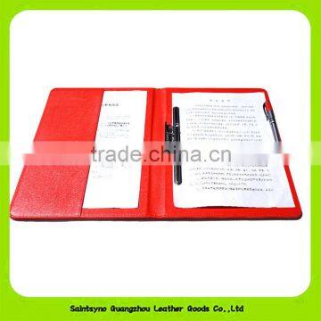 16039 Leather file organizer folder document holder