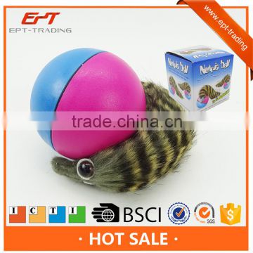 Funny battery operated animal playing ball game