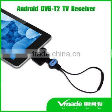 New Mini USB DVB-T2 Android TV Tuner Receiver HD digital TV for Android Pad/Phone