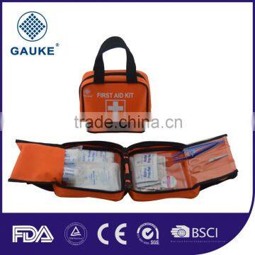 medical bag including items for camping and outdoor use