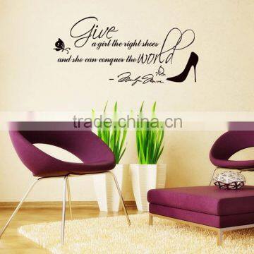 Living room Fashion wall word stickers