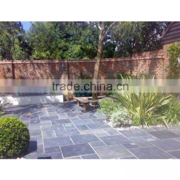 Slate floor tiles, slate landscaping stone, natural slate paving stone