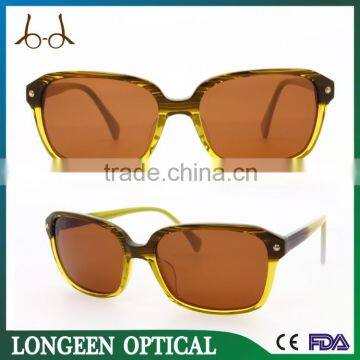 Cheap Wholesale Brown Custom Made Sunglasses