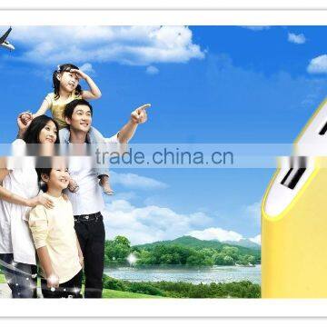 Power bank 6000mAh Portable Power bank backup battery dual usb battery for all mobile phone P54 power bank