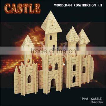 Hot Sale Wooden Castle Puzzle