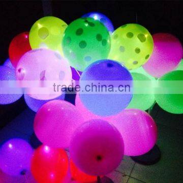 LED flashing balloons OEM logo printing LED balloon